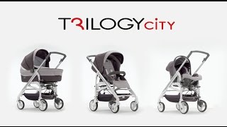 Sistema Trio Trilogy City Inglesina 2016  Video Tutorial [upl. by Maynord]