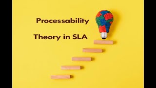 Processability Theory in SLA Best Explanation amp Practices [upl. by Addis]