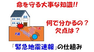 緊急地震速報の仕組み。P波、S波の速度差が出る理由も理解しよう。 [upl. by Calandra]