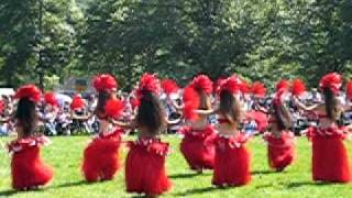 Polynesian Dancers at the Red Hawk Native American Arts Council Powwow [upl. by Myrt]