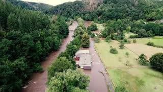 Hochwasser in LeichlingenFähr Juli 2021 [upl. by Ennovi]