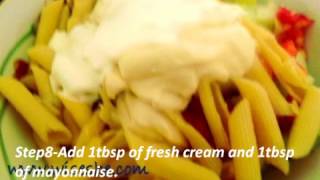 How to make Pasta mayonnaise saladRecipe [upl. by Eniluj453]