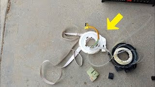 WHAT IS INSIDE A CLOCK SPRING AND HOW DOES IT WORK [upl. by Murphy]