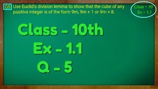 Class  10th Ex  11 Q 5 Real Numbers NCERT CBSE [upl. by Clemen]