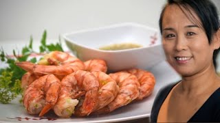 Asian Wasabi Spicy Prawn Recipe With Dipping Sauce [upl. by Atteuqahs]