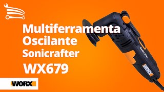 Multiferramenta Oscilante Sonicrafter 250W WORX WX679  Loja do Mecânico [upl. by Naesad]