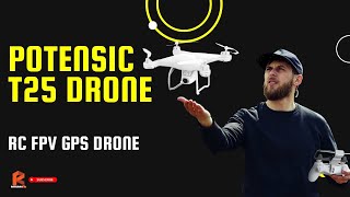 Potensic T25 Drone on Amazon  RC FPV GPS Drone  Raalmak [upl. by Verna444]