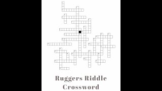 Ruggers Riddle CROSSWORD NIGHT on Cocktail Time [upl. by Bahe]