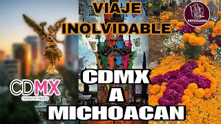 VIAJAMOS DE CDMX A PATZCUARO PARA CELEBRAR EL DIA DE MUERTOS LA CELEBRACION MAS BELLA DE MEXICO [upl. by Sekyere]