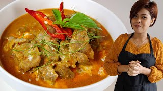 Rotes Thai Curry Rezept 😍 Currypaste selber machen  Thailändisch Kochen [upl. by Emelina645]