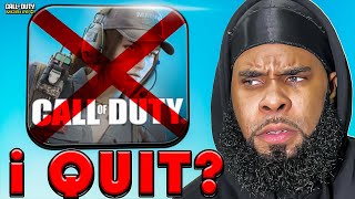 I QUIT COD MOBILE [upl. by Callum]