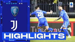 EmpoliJuventus 41  Empoli run riot in Tuscany Goals amp Highlights  Serie A 202223 [upl. by Jermain225]