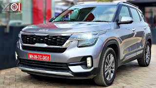 2023 New Kia Seltos HTX Diesel AT  Price Latest Features New Interiors  Black Seltos  Facelift [upl. by Glasgo]