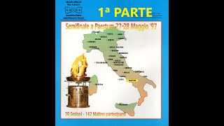 1997  PAESTUM SA  AMIRA Semifinale Nazionale Concorso Maître dellAnno  1ª Parte [upl. by Ardy907]