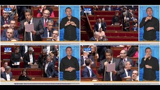 Meyer Habib provoque un gros incident à lAssemblée Les députés LFI et PCF quittent lhémicycle [upl. by Arleta]