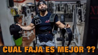 ¿Cuál es la MEJOR FAJA para ENTRENAR Hombres y Mujeres [upl. by Albion]