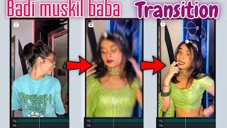 Badi muskil baba badi muskil transition editing tutorial  anutechnology  transition editing [upl. by Annairba]