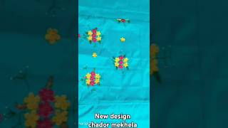 New design handmade chador mekhela shorts ytshorts SCFashion World [upl. by Elleira]