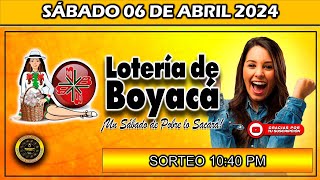 PREMIO MAYOR LOTERIA DE BOYACA del SÁBADO 06 de abril 2024 loteria loteríadeboyacá [upl. by Rise958]