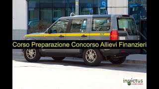 Corso Preparazione Quiz Concorso Allievi Finanzieri [upl. by Yrehc]