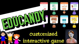 EDUCANDY tutorial  Create Fun and Interactive Learning activity game for kids and students [upl. by Salohcim]