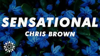 Chris Brown  Sensational Lyrics ft Davido Lojay [upl. by Harte]