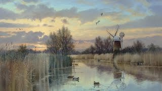 Ralph Vaughan Williams  Norfolk Rhapsody No1 Colin W Burns  Paintings [upl. by Nahshun]