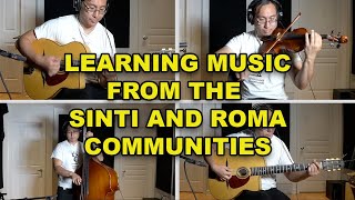 Learning Jazz Guitar From The Gypsy Community Of Western Europe Sinti [upl. by Soracco705]