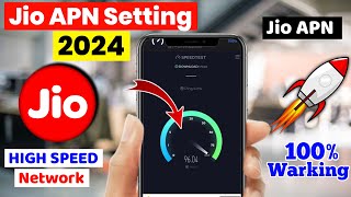 Jio APN Setting For Fast Internet Speed 2024  Jio 4G5G APN Setting  Jio APN For High Speed [upl. by Timmi822]