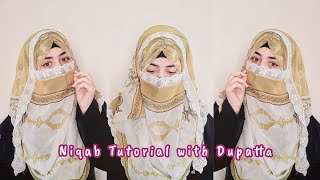 Niqab Tutorial 2024  Niqab Tutorial with Dupata  Full Coverage Niqab Style  zainab [upl. by Arym]