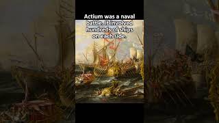 Battle of Actium a monumental day in Rome history romanempire [upl. by Irak]