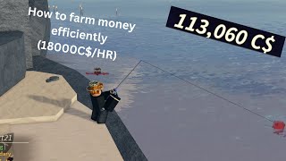 Best way to farm money For Beginners  Roblox Fisch [upl. by Samled]