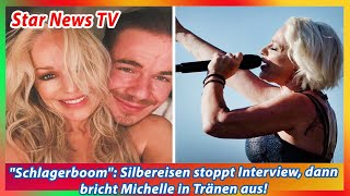 Schlagerboom Silbereisen stoppt Interview dann bricht Michelle in Tränen aus [upl. by Enaasiali929]