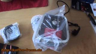 Unboxing Video Tchibo Cafissimo DUO [upl. by Enyrehtak]