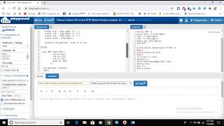 EDA playground VHDL Code and Testbench D flipflop [upl. by Lesh]