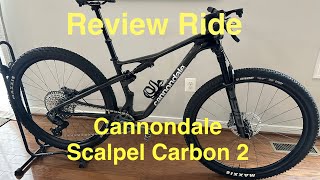 Cannondale Scalpel Carbon 2 2024 Review Ride Footage Rosaryville State Park MD October 2024 [upl. by Haney656]