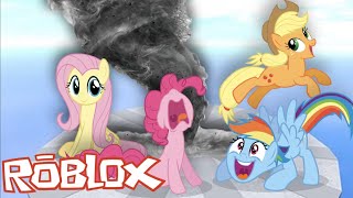 My Little Pony Play Roblox Natural Disaster [upl. by Netsirc]