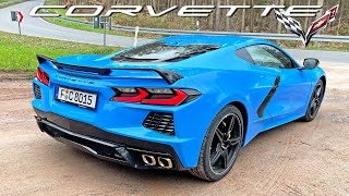 2023 Corvette C8 Stingray  REVIEW on AUTOBAHN [upl. by Nilkoorb]