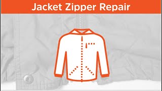 JACKET ZIPPER REPAIR  Repair a zipper on a coat hoodie fleece or rain jacket in 2 under minutes [upl. by Brear644]