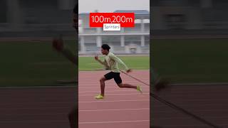 100m sprinters training with Drag [upl. by Ursal]