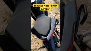 Exhaust Note  BMW G310Rr bmwbike bmwg310rr exhaustsound [upl. by Anirbed]