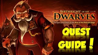 Birthright of the Dwarves  new grandmaster quest guidewalkthrough [upl. by Sivram]