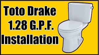 Toto Drake Comfort Height Elongated Toilet [upl. by Lisandra]