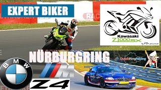 Nordschleife Nürburgring Expert Biker Kawasaki Z1000SX VS DutchRingRacing [upl. by Saunderson]