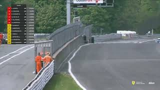 Simmerson and Seale BIG crash in Ferrari Challenge UK [upl. by Ijat]