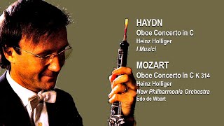 HAYDN amp MOZART  Oboe Concerti  Heinz Holliger I Musici New Philharmonia Orchestra [upl. by Rodenhouse909]