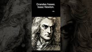 Isaac Newton  Grandes frases ciencia newton física [upl. by Signe974]