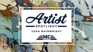 Zona Wainwright  Artist Spotlight with M C Bank [upl. by Ansilma]