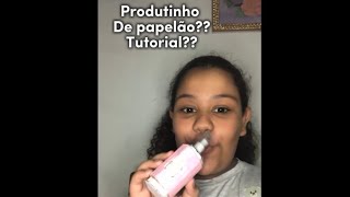 Tutorial dos produtinhos de papelão🫶🏻❤️ [upl. by Comptom]