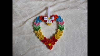 Ein Quilling Herz [upl. by Cheryl]